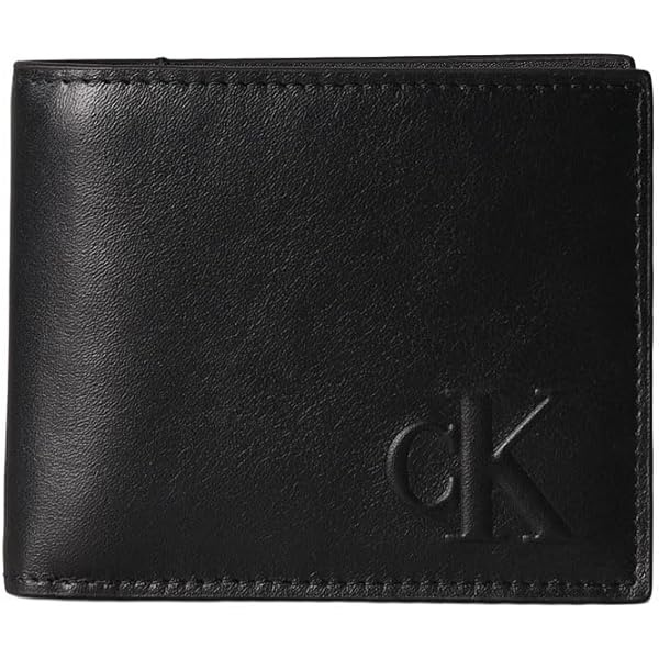 Amazon | [カルバンクライン] 財布 二つ折り財布 小銭入れ付き レザー